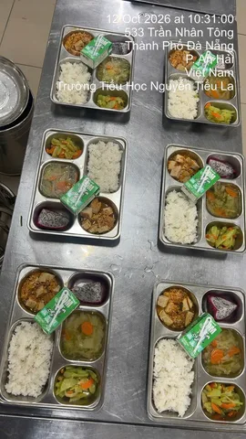 Ảnh bữa ăn Thứ Hai, ngày 12/10/2026