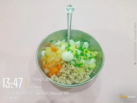 Ảnh bữa ăn Thứ Năm, ngày 10/09/2026