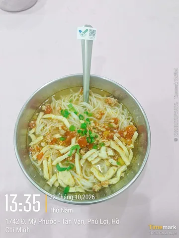 Ảnh bữa ăn Thứ Năm, ngày 22/10/2026