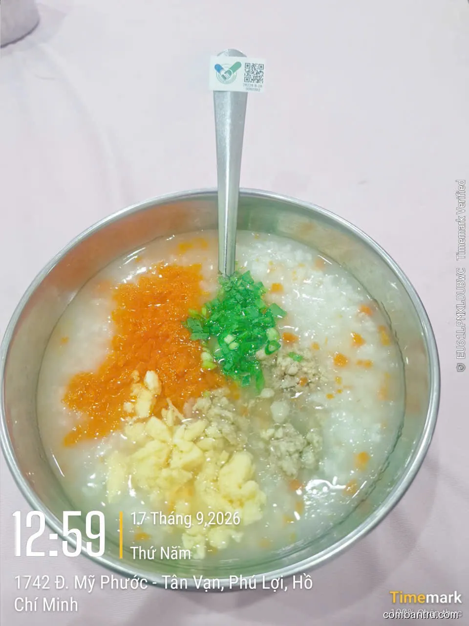 Ảnh bữa ăn Thứ Năm, ngày 17/09/2026 tại Trường TH Phú Lợi 2: THPL2 - Suất ăn minh bạch - Bữa xế - Ngày 17 tháng 9 năm 2026