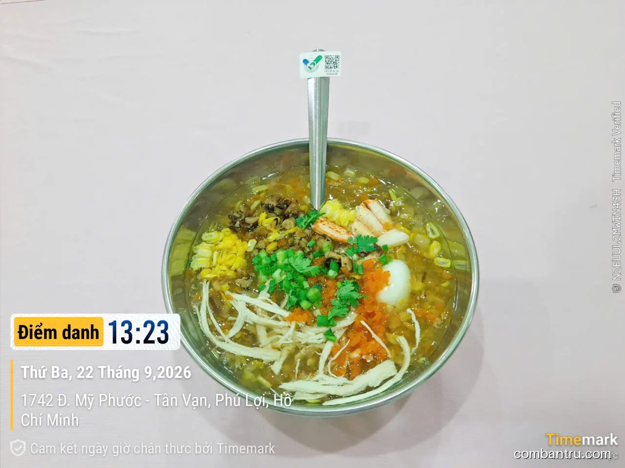 Ảnh bữa ăn Thứ Ba, ngày 22/09/2026 tại Trường TH Phú Lợi 2: THPL2 - Suất ăn minh bạch - Bữa xế - Ngày 22 tháng 9 năm 2026