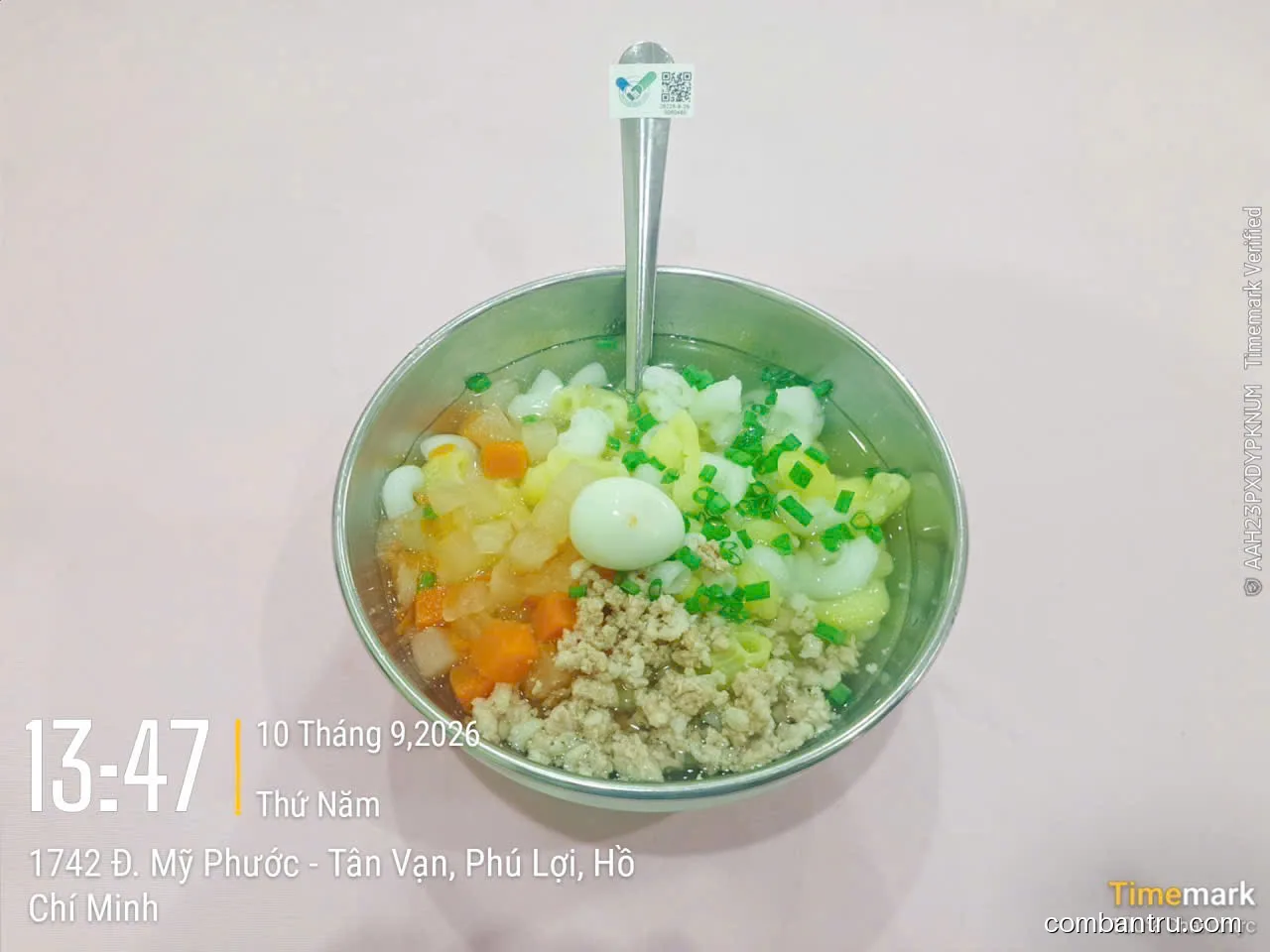 Ảnh bữa ăn Thứ Năm, ngày 10/09/2026 tại Trường TH Phú Lợi 2: THPL2 - Suất ăn minh bạch - Bữa xế - Ngày 10 tháng 9 năm 2026