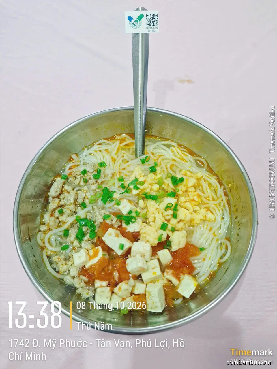 Ảnh bữa ăn Thứ Năm, ngày 08/10/2026 tại Trường TH Phú Lợi 2: THPL2 - Suất ăn minh bạch - Bữa xế - Ngày 08 tháng 10 năm 2026