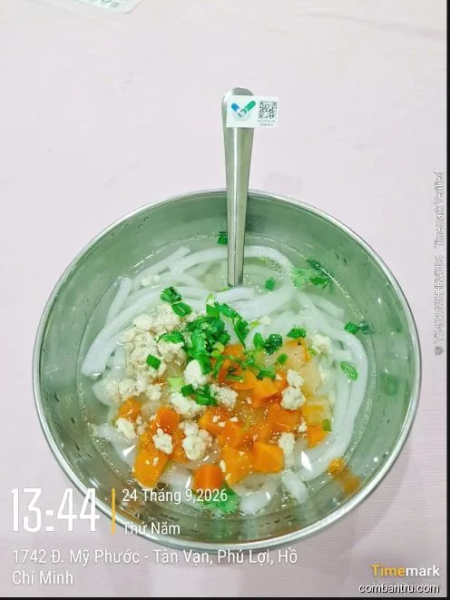 Ảnh bữa ăn Thứ Năm, ngày 24/09/2026 tại Trường TH Phú Lợi 2: THPL2 - Suất ăn minh bạch - Bữa xế - Ngày 24 tháng 9 năm 2026