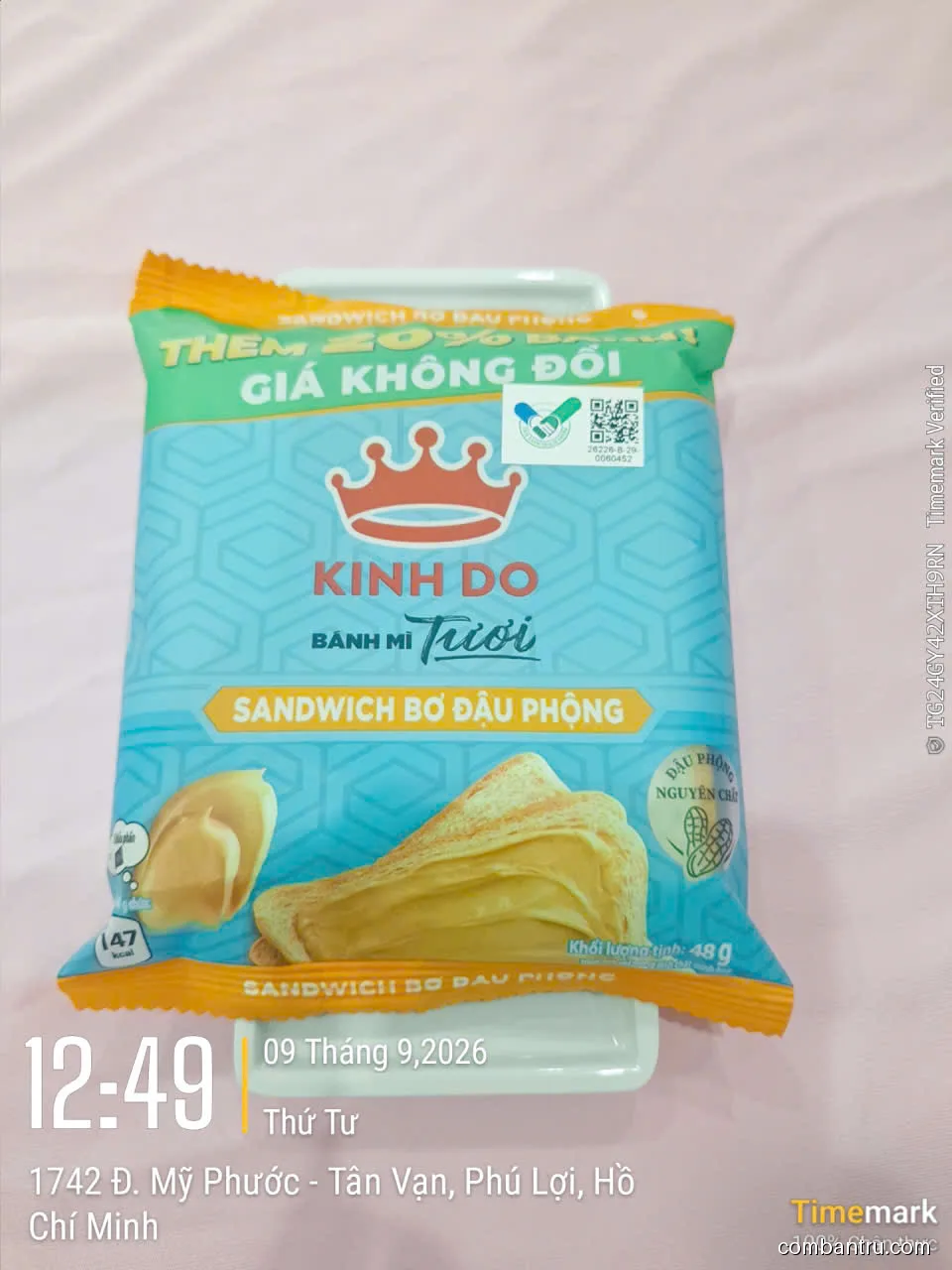 Ảnh bữa ăn Thứ Tư, ngày 09/09/2026 tại Trường TH Phú Lợi 2: Bua xe ngay 09 09 2026