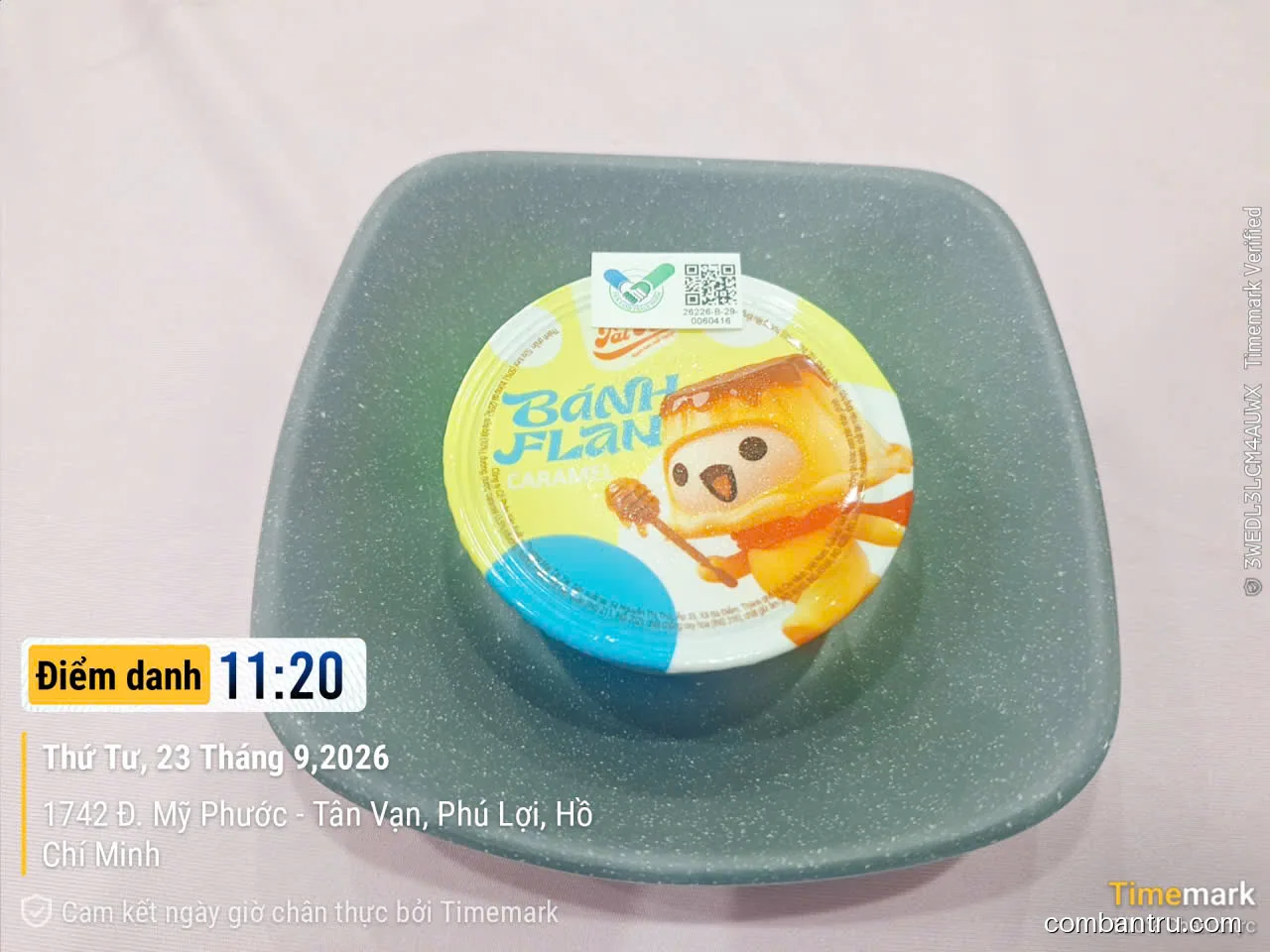 Ảnh bữa ăn Thứ Tư, ngày 23/09/2026 tại Trường TH Phú Lợi 2: THPL2 - Suất ăn minh bạch - Bữa xế - Ngày 23 tháng 9 năm 2026