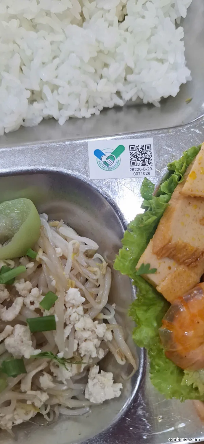 Ảnh bữa ăn Thứ Sáu, ngày 09/10/2026 tại Trường TH Phú Lợi 2