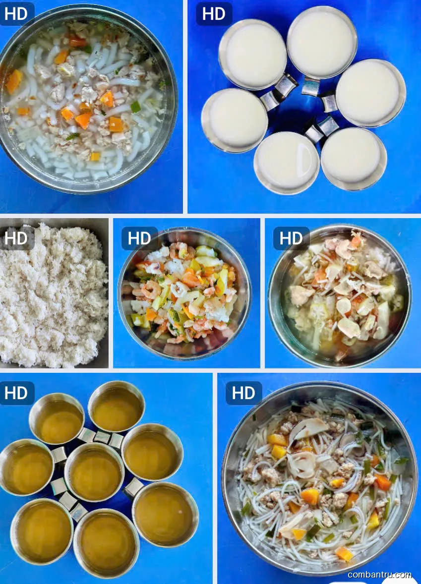 Ảnh bữa ăn Thứ Năm, ngày 01/10/2026 tại Trường Mầm non An Tây