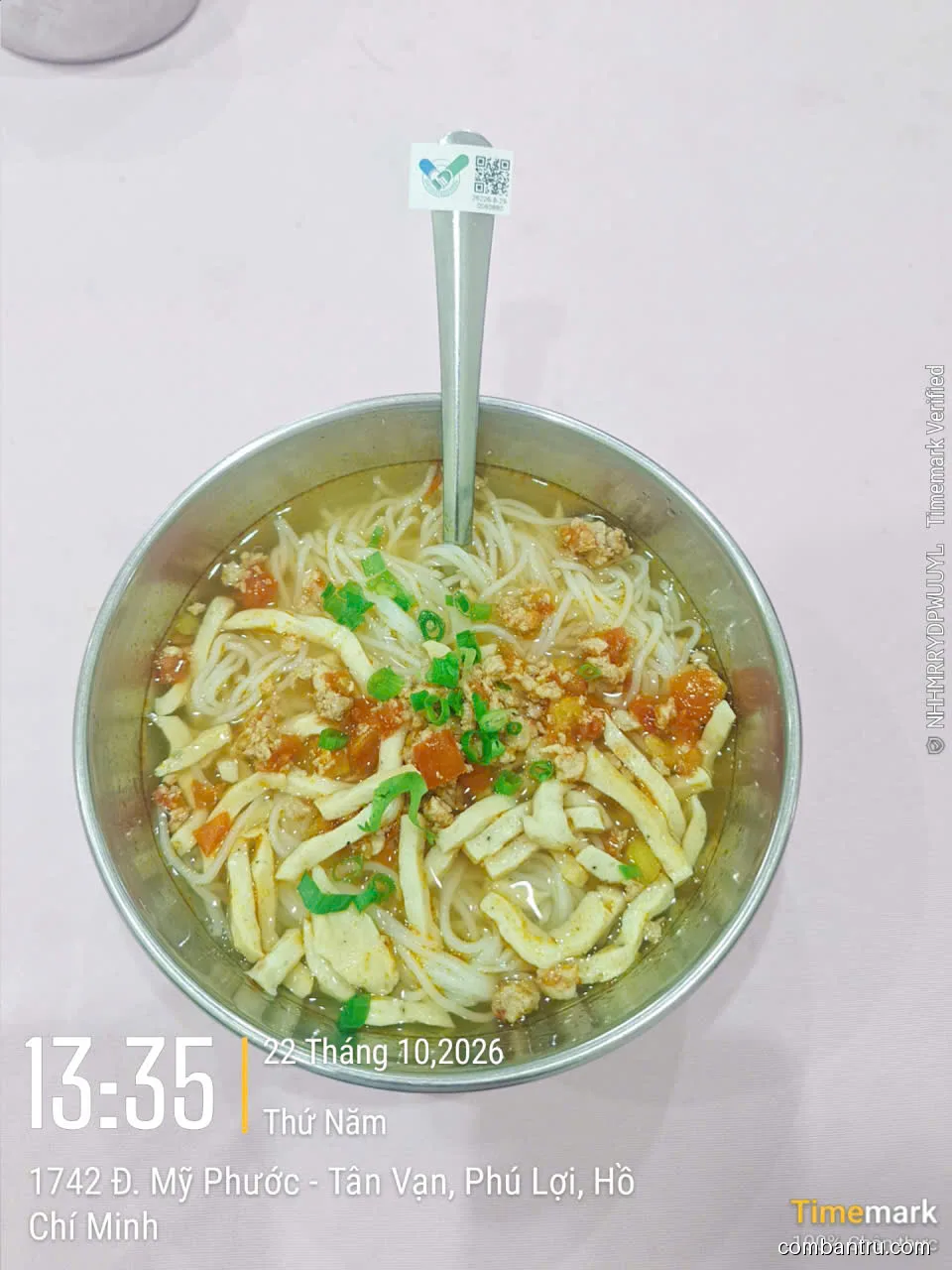 Ảnh bữa ăn Thứ Năm, ngày 22/10/2026 tại Trường TH Phú Lợi 2: THPL2 - Bữa ăn minh bạch - Bữa xế - Ngày 22 tháng 10 năm 2026